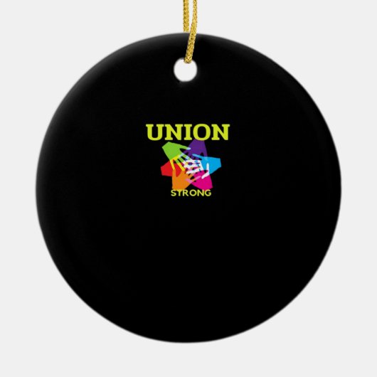 Union Strong Classic - Dag van de Arbeid Keramisch Ornament (Voorkant)