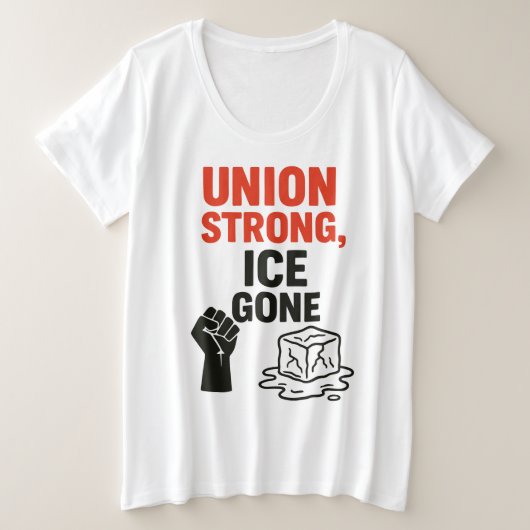 Union Strong, ICE Gone... Manifestations d'immigra (Design devant)