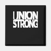 Union Strong - White Text Classic Magneet (Voorkant)