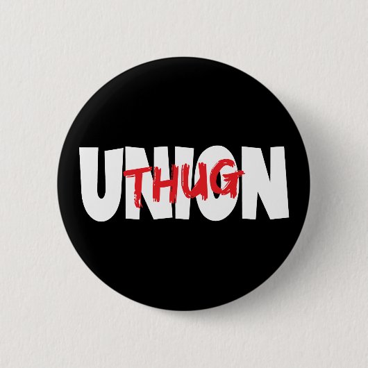 Union Thug Ronde Button 5,7 Cm (Voorkant)