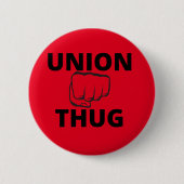 Union Thug Ronde Button 5,7 Cm (Voorkant)