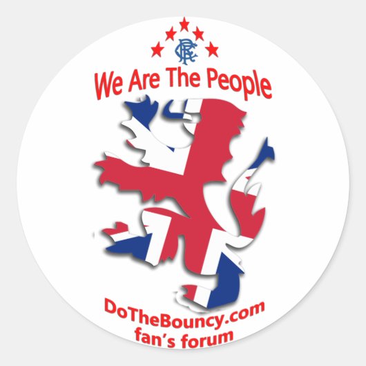 Unionlion WATP rangers sticker (Voorkant)