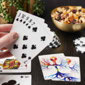 Unipolar neuron pokerkaarten (Insitu)