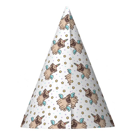 Unipug Pattern Feesthoedjes (Achterkant)