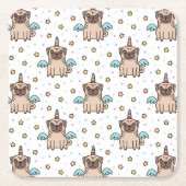 Unipug Pattern Vierkante Kartonnen Onderzetter (Voorkant)