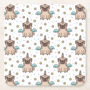 Unipug Pattern Vierkante Kartonnen Onderzetter
