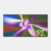 Unique Abstrait en marbre coloré Liquide Mousepad (Recto)