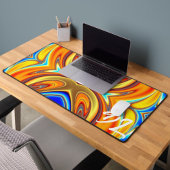 Unique Abstrait en marbre coloré Liquide Mousepad