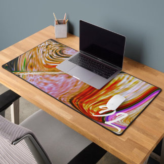 Unique Abstrait en marbre coloré Liquide Mousepad