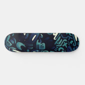 Unique Abstrait Urban Street Art Wide Skateboard (Horz)