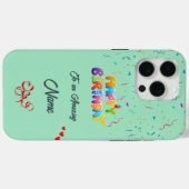 Unique Anniversaire iPhone 15 Pro Max Coque (Verso (horizontal))