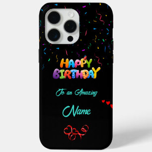 Unique Anniversaire iPhone 15 Pro Max Coque