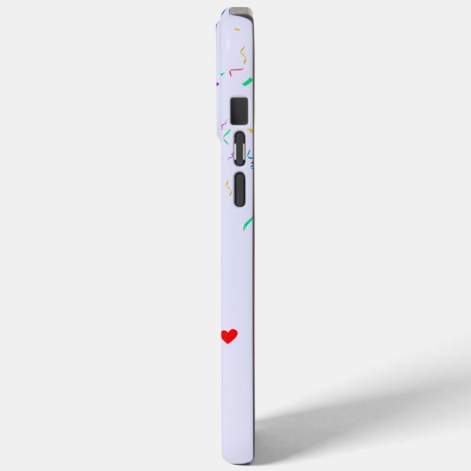 Unique Anniversaire iPhone 15 Pro Max Coque (Verso / Gauche)