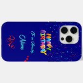 Unique Anniversaire iPhone 15 Pro Max Coque (Verso (horizontal))