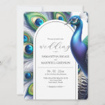 Unique aquarelle Peacock Wedding Invitations<br><div class="desc">Découvrez le charme de notre faire-part de mariage unique, ornée d'un paon aquarelle, dans des teintes époustouflantes de violet, vert et bleu roi. Cette invitation exhale l'élégance, avec le mot "Mariage" dans une police de caractères contemporaine, élégamment encadrée par un motif d'arc. A l'envers, on découvre un spectacle enchanteur de...</div>