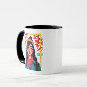 Unique Art Mug – Perfect Cozy Gift for Her (Devant gauche)