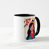Unique Art Mug – Perfect Cozy Gift for Her (Devant droit)