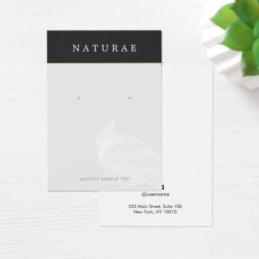 Unique Artistic Oiseau Élevant Bijoux Display (Bureau)