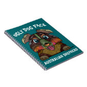 Unique Australian Shepherd laide Carnet visage chi (Côté Droit)