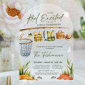 Unique Baby shower Acrylique Invitation thème de p