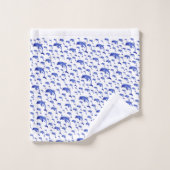 unique, beau, coloré, motif peint un gre (Gant de toilette)