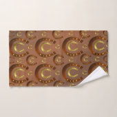 unique, beau, coloré, motif peint un gre (Serviette à main)