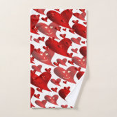 unique, beau, coloré, motif peint un gre (Serviette à main)