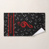 unique, beau, coloré, motif peint un gre (Serviette à main)