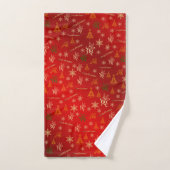 unique, beau, coloré, motif peint un gre (Serviette à main)