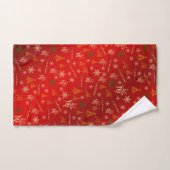 unique, beau, coloré, motif peint un gre (Serviette à main)