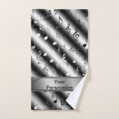 unique, belle, coloré, peint motif un vert (Serviette à main)