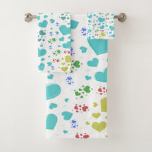 unique, belle, coloré, peint motif un vert