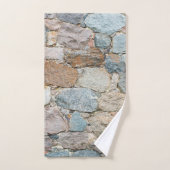 unique, belle, coloré, peint motif un vert (Serviette à main)