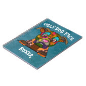 Unique Boxer laide Carnet visage chien (Côté gauche)