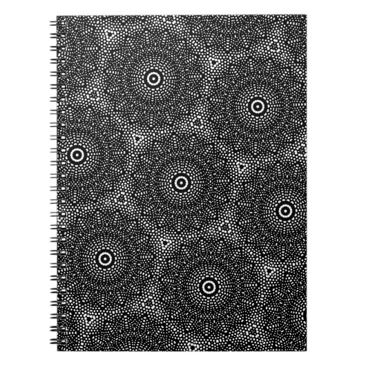 Unique Carnet Whimsical Dot Art (Devant)