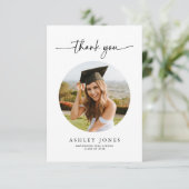 Unique Carte de remerciements de graduation photo  (Debout devant)