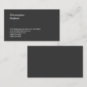 Unique Carte de visite de consultant standard en g (Devant / Derrière)