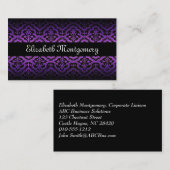 Unique Cartes de visite professionnels médiévaux D (Devant / Derrière)