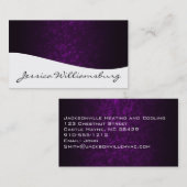 Unique Cartes de visite professionnels modernes vi (Devant / Derrière)