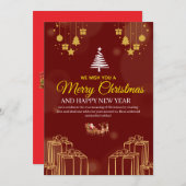 Unique Christmas Invitation Designs – Creativity (Devant / Derrière)