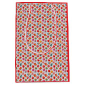 Unique Christmas Pattern Place on Medium Cadeauzakje (Voorkant)