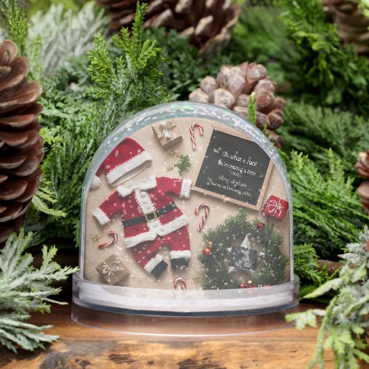 Unique Christmas pregnancy announcement  (Hiver)