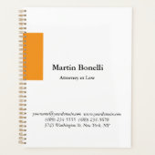 Unique Classique Simple Orange & Blanc (Devant)