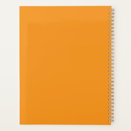 Unique Classique Simple Orange & Blanc (Dos)