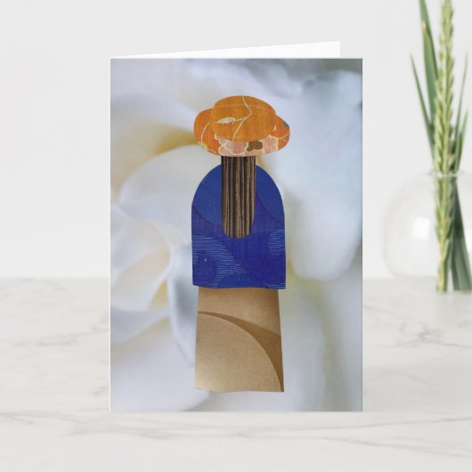 Unique Collage Earth Mama Belle Blank Card Kaart (Voorkant)