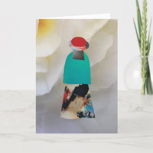 Unique Collage Earth Mama Cedar Blank Card Kaart (Voorkant)