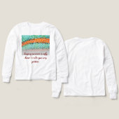 Unique Colorful Triangle Pattern & Quotes (Voorkant /achterkant)