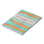 Unique Colorful Triangle Pattern & Quotes Notitieblok (Gedraaid)