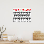 Unique Comme Nous Affiche Drôle (Cuisine)