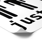 Unique Comme Nous Drôle Poster (Coin)